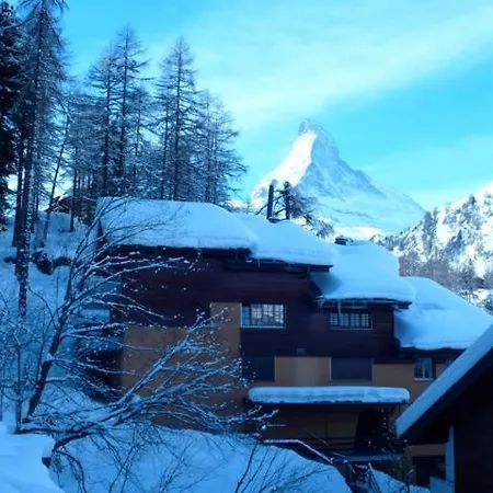 Charmant Studio Situe Au Centre Zermatt Extérieur photo